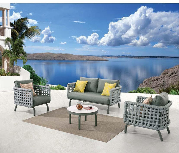 Aurora Sofa Set With Coffee Table For Four