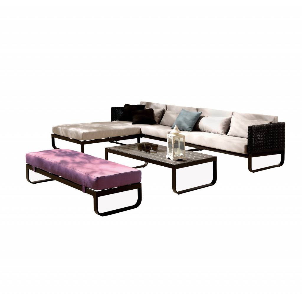 Orlando Sofa Set With Bench And Coffee Table