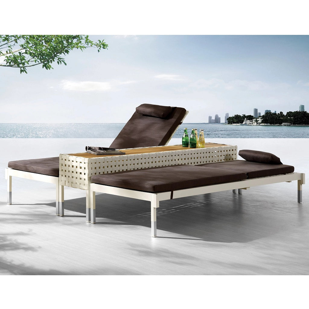 Taco Chaise With Long Side Table
