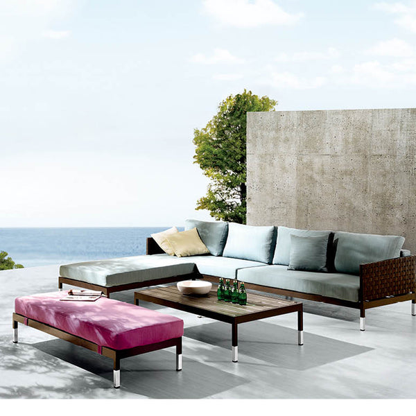 Taco Sofa With Double Ottoman And Coffee Table
