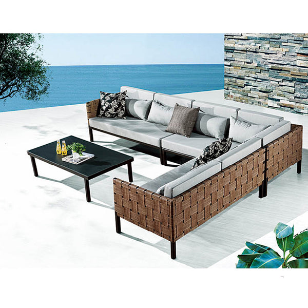 Asthina Sectional Set With Coffee Table