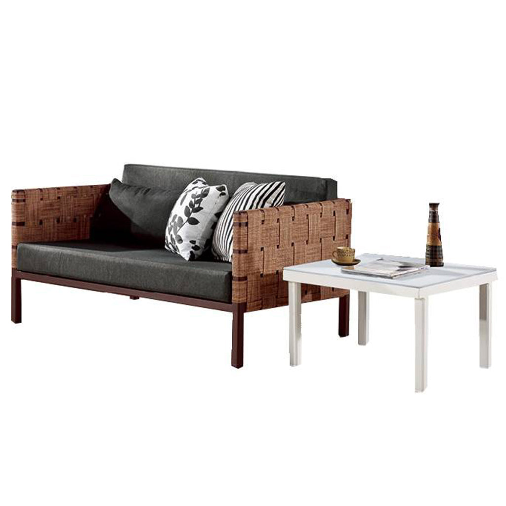 Asthina Loveseat With Coffee Table