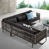 Kitaibela Sofa Set With Round Chair And Coffee Table
