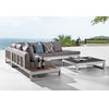 Amber Sofa With Coffee Table