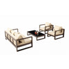 Amber Sofa Set For 5 With 2 Club Chair and Coffee Table
