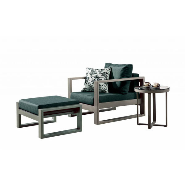 Amber 1 Seater with Ottoman and Round Side Table