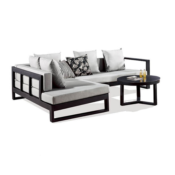 Amber Sofa With Coffee Table