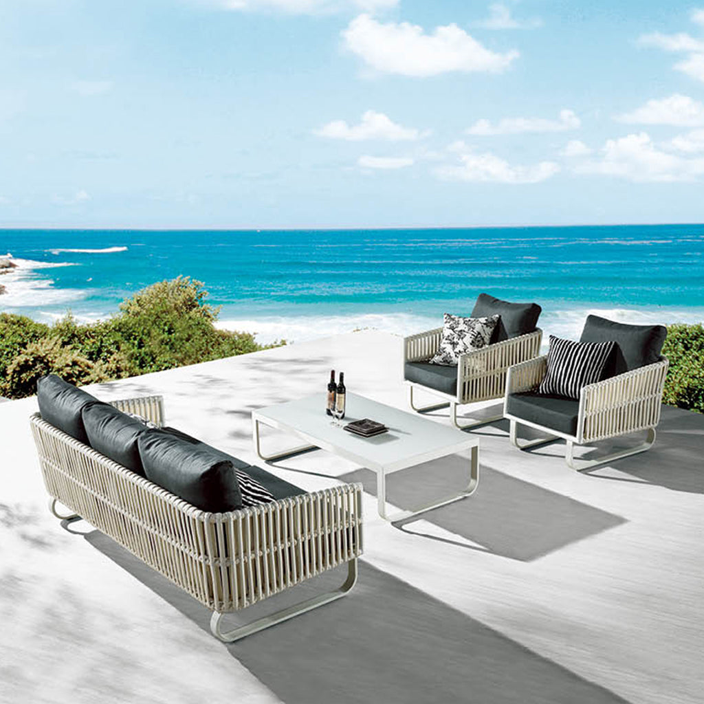Apricot Seating Set With Coffee Table