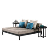 Barite Leisure Bed With 2 Side Round Tables