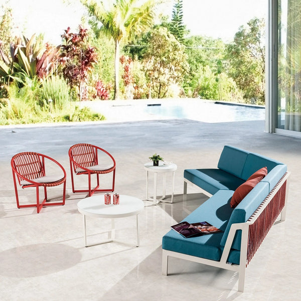 Hyacinth Sectional Sofa With 2 Chairs And 2 Coffee Tables