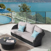 Evian Sofa Set With Round Coffee Table