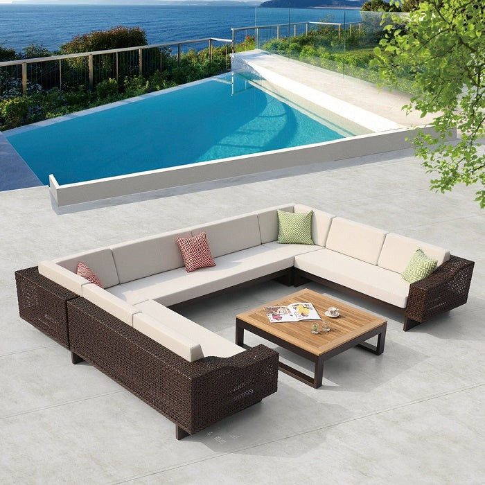 Provence 8 Seater Sofa Set With Coffee Table Lenasi Furniture