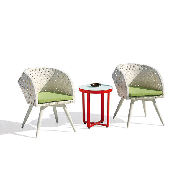 Verona Set For 2 With Round Side Table
