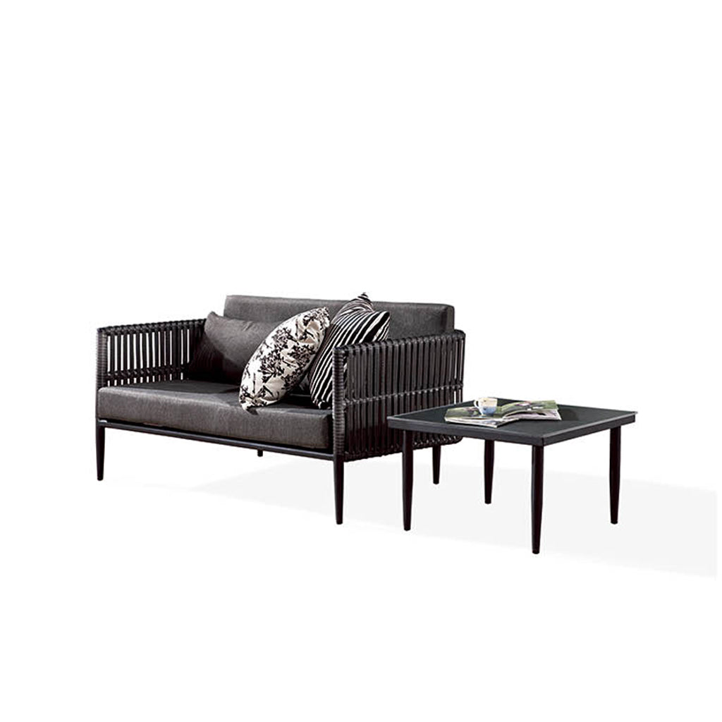 Kitaibela Loveseat With Coffee Table