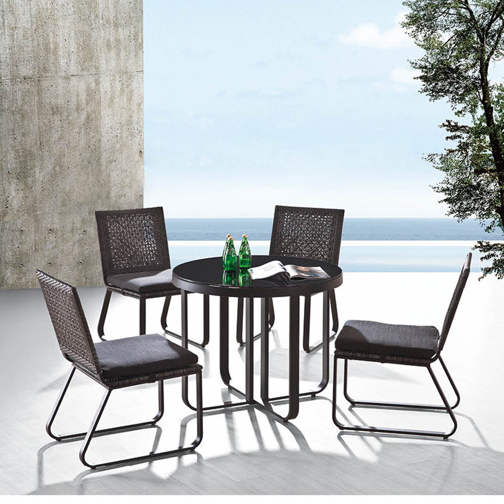 Orlando Dining Set For 4 With Round Table