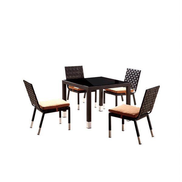 Taco Dining Set for 4 With Side Chairs