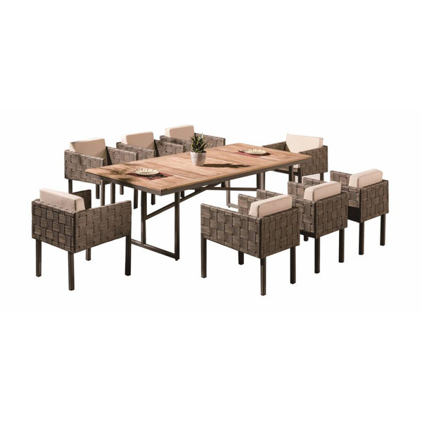 Asthina Dining Set For 8 With Cushions