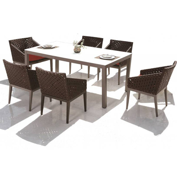 Florence Dining Set For 6 With Trolley