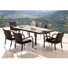 Fatsia Dining Set For 6 With Arms