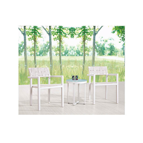 Asthina Seating Set For 2 With Round Side Table