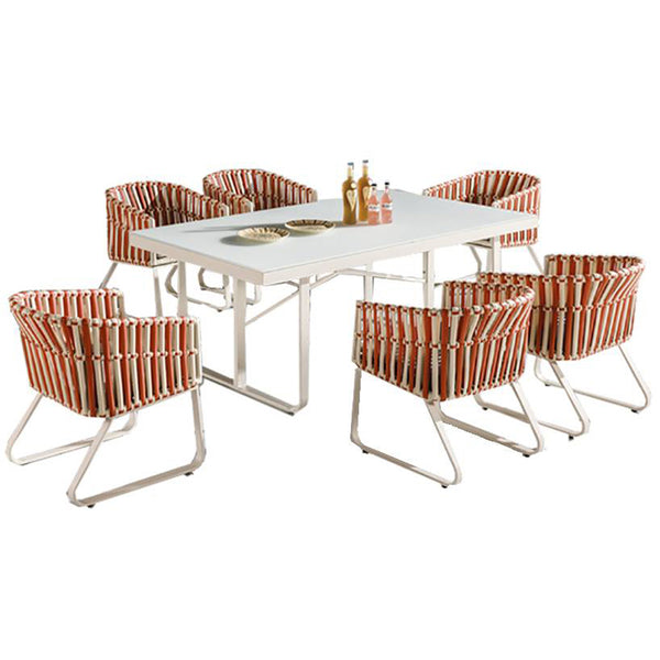 Apricot Dining Set For 6