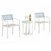 Hyacinth Seating Set For 2 With Arms