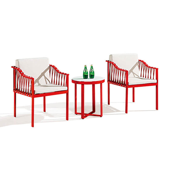 Hyacinth Seating Set For 2 With Sidestraps