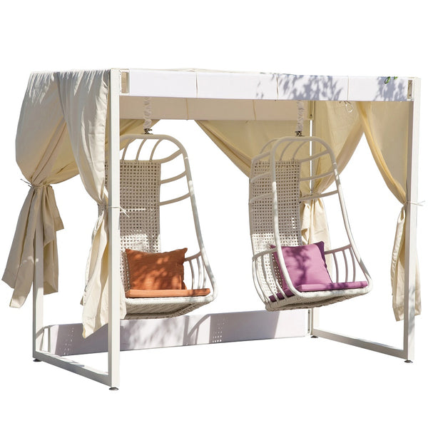 Fatsia Swing Chairs with Frame