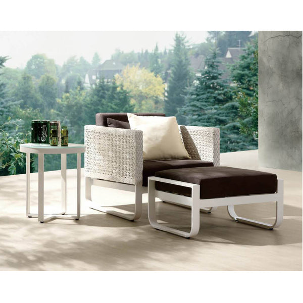Orlando 1 Seater With Ottoman And Side Table