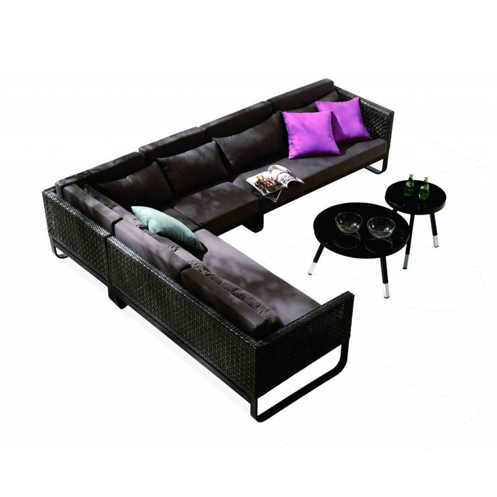 Orlando Sectional Sofa Set With Two Coffee Tables