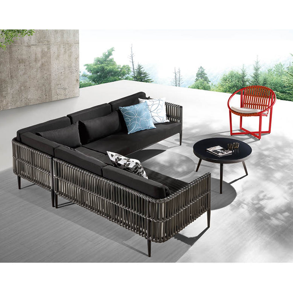 Kitaibela Sofa Set With Round Chair And Coffee Table