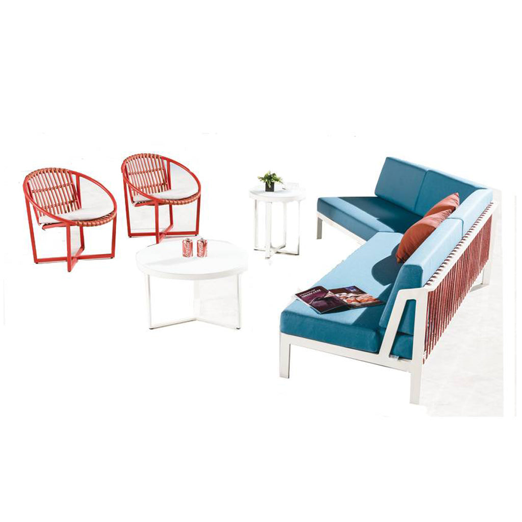 Hyacinth Sectional Sofa With 2 Chairs And 2 Coffee Tables