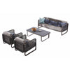 Dresdon Sofa Set With Two Club Chairs