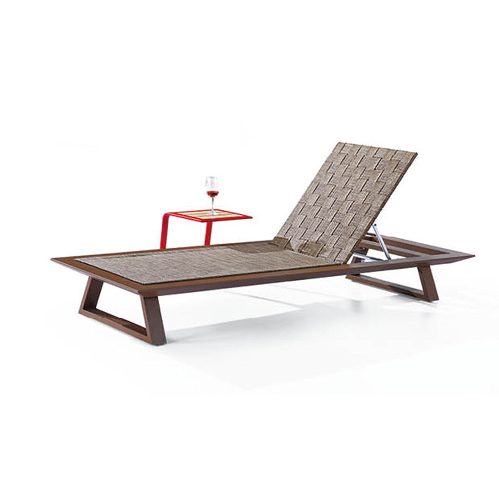 Luxe Single Chaise With Side Table