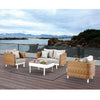 Manis Sofa Set For Four With Coffee Table