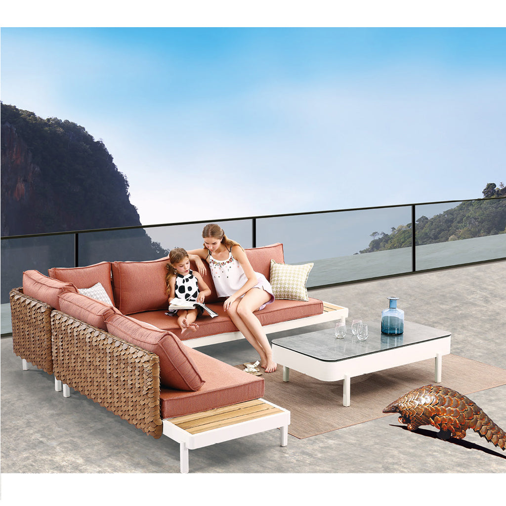 Sofa with table set sales