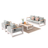 Burano Sofa Set For 5 With 2 Club Chair and Coffee Table