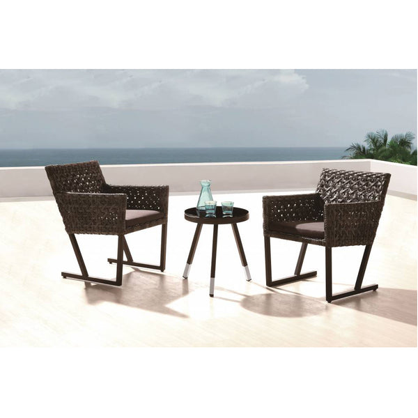 Cali Seating Set For 2 With Round Side Table