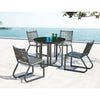 Haiti Dining Set For 4 With Armless Chair