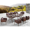 Kitaibela Dining Set For 8 With Side Weaves