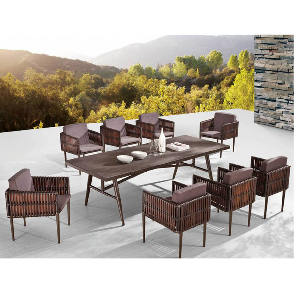 Kitaibela Dining Set For 8 With Side Weaves
