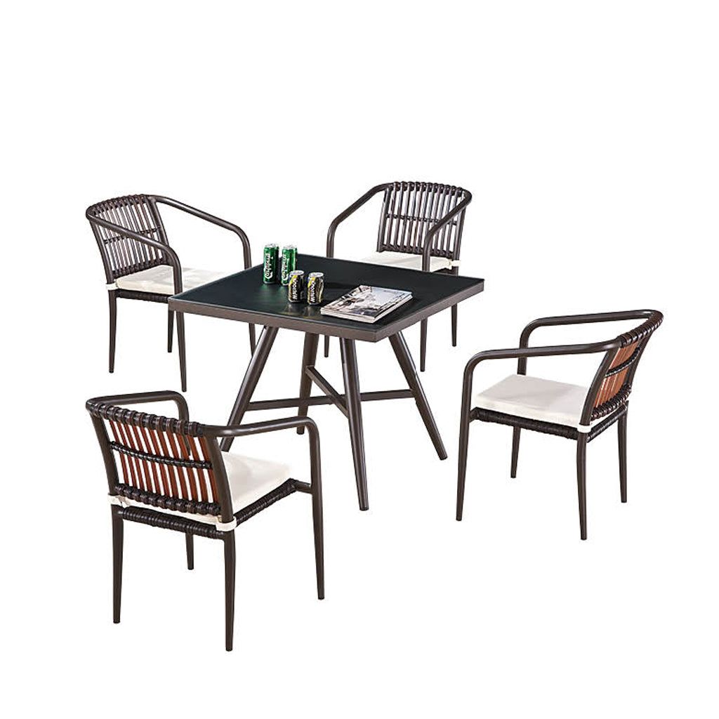 Kitaibela Square Dining Set For 4