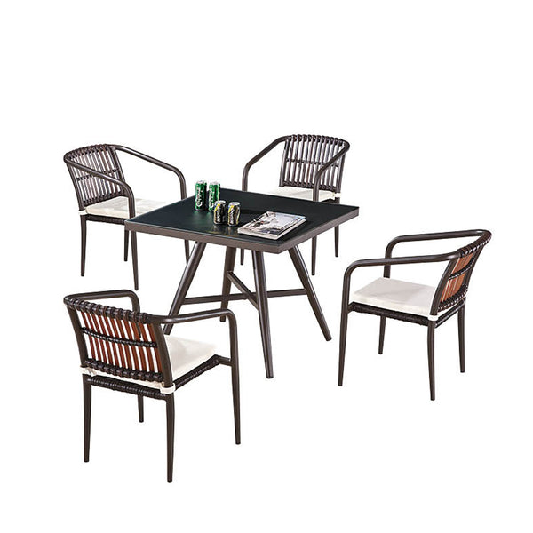 Kitaibela Square Dining Set For 4