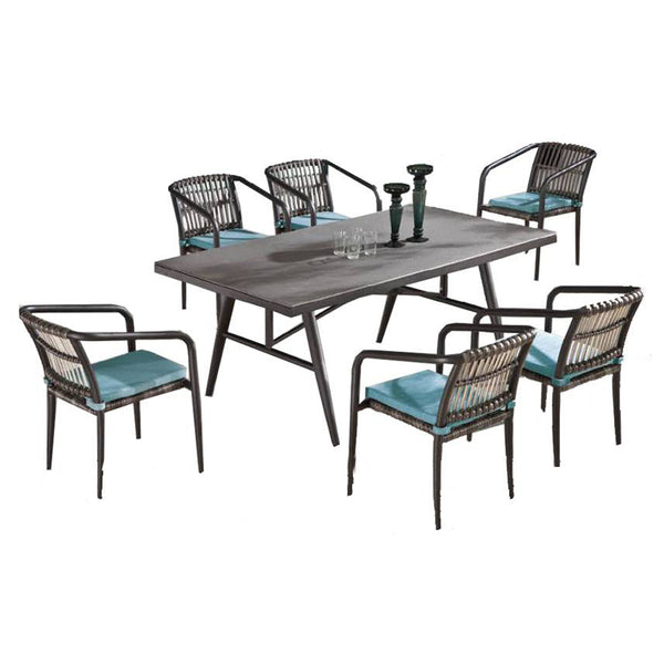Kitaibela Dining Set For 6 With Trolley