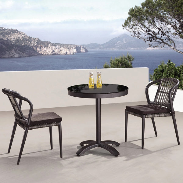 Kitaibela Armless Dining Set For 2