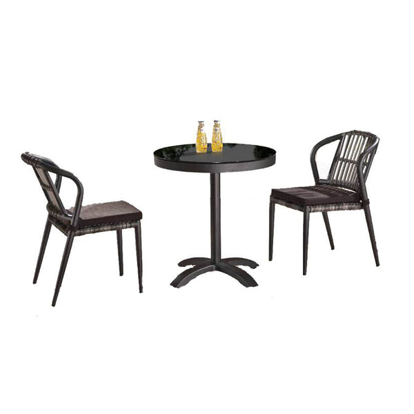 Kitaibela Armless Dining Set For 2