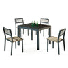Hyacinth Dining Set For 4 With Chairs Without Arms