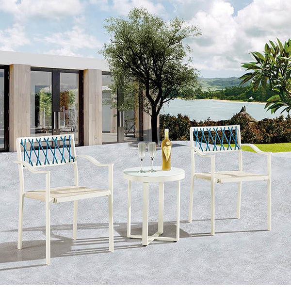 Hyacinth Seating Set For 2 With Arms