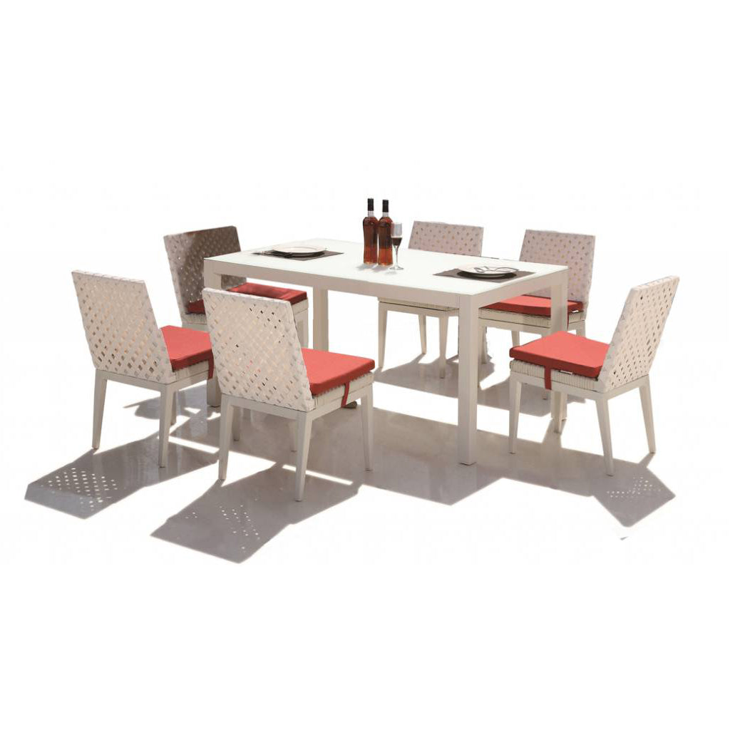 Florence Dining Set With Armless Chairs