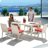 Florence Dining Set With Armless Chairs